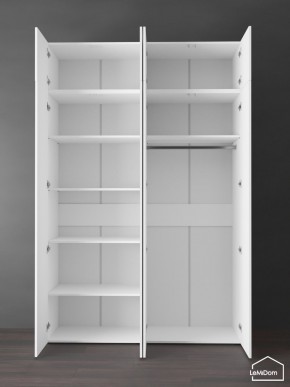 Шкаф с антресолью Linnea MHR-4POA-1 2450х1600х510 (Белый-М 11.1.2) в Полевском - polevskoy.ok-mebel.com | фото 4