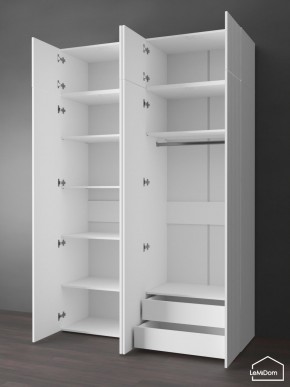 Шкаф с антресолью Linnea MHR-4POA-2 2450х1600х510 (Белый-М 11.1.1) в Полевском - polevskoy.ok-mebel.com | фото 6
