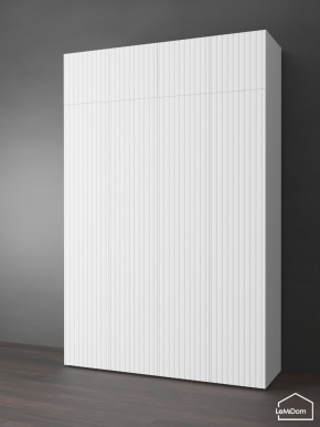 Шкаф с антресолью Linnea MHR-4POA-2 2450х1600х510 (Белый-М 11.1.2) в Полевском - polevskoy.ok-mebel.com | фото