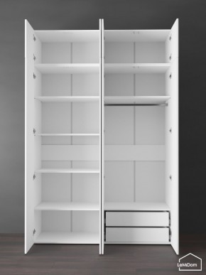 Шкаф с антресолью Linnea MHR-4POA-2 2450х1600х510 (Белый-М 11.1.2) в Полевском - polevskoy.ok-mebel.com | фото 5