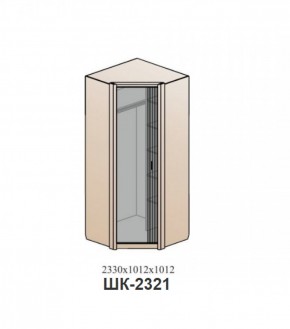 Шкаф ШЕР Дуб серый/айронвуд серебро (ШК-2321) в Полевском - polevskoy.ok-mebel.com | фото