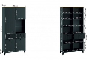 Шкаф-витрина Ника в Полевском - polevskoy.ok-mebel.com | фото 3
