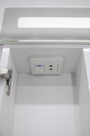 Шкаф-зеркало Аврора 60 с подсветкой LED Домино (DV8005HZ) в Полевском - polevskoy.ok-mebel.com | фото 10