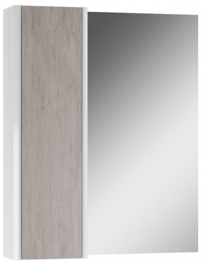 Шкаф-зеркало Uno 60 Дуб серый левый/правый Домино (DU1503HZ) в Полевском - polevskoy.ok-mebel.com | фото 2