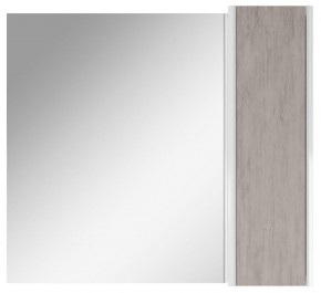Шкаф-зеркало Uno 80 Дуб серый левый/правый Домино (DU1504HZ) в Полевском - polevskoy.ok-mebel.com | фото 5