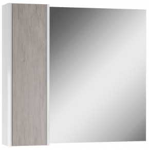 Шкаф-зеркало Uno 80 Дуб серый левый/правый Домино (DU1504HZ) в Полевском - polevskoy.ok-mebel.com | фото 6