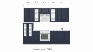 Кухонный гарнитур Вена в Полевском - polevskoy.ok-mebel.com | фото 3