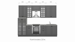 Кухонный гарнитур Верона в Полевском - polevskoy.ok-mebel.com | фото 3