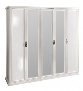 Спальня Натали 5-ти ств (белый глянец/экокожа) в Полевском - polevskoy.ok-mebel.com | фото 2