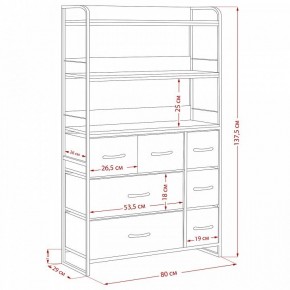 Стеллаж комбинированный Ноа в Полевском - polevskoy.ok-mebel.com | фото 11
