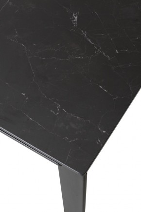 Стол CORNER 120 MATT BLACK MARBLE SOLID CERAMIC / BLACK, ®DISAUR в Полевском - polevskoy.ok-mebel.com | фото 5