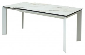 Стол CREMONA 160 KL-188 Контрастный мрамор / белый каркас, ®DISAUR в Полевском - polevskoy.ok-mebel.com | фото 7