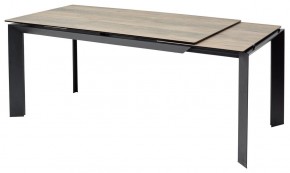 Стол CREMONA 180 KL-61 Под дерево, итальянская керамика / черный каркас, ®DISAUR в Полевском - polevskoy.ok-mebel.com | фото 7