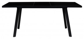 Стол ФИН 120 Черный, стекло/ Черный каркас М-City в Полевском - polevskoy.ok-mebel.com | фото