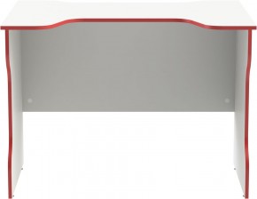 Стол компьютерный ВАРДИГ K2 100x82, белый/красный в Полевском - polevskoy.ok-mebel.com | фото 2