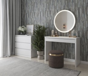 Стол косметический Энкель 100 белый в Полевском - polevskoy.ok-mebel.com | фото 4