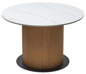 Стол MESA D120 цвет БЕЛЫЙ МРАМОР M326 / Каркас OAK, ®DISAUR в Полевском - polevskoy.ok-mebel.com | фото 7