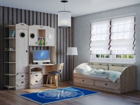 Стол письменный с надстройкой НКМ Мираж-1 + Иллюминатор в Полевском - polevskoy.ok-mebel.com | фото 4