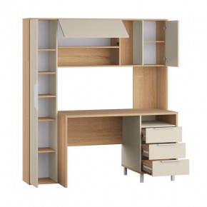 Стол рабочий 12.95 N Комфорт (Дуб сонома, Сатин 7045 PE) в Полевском - polevskoy.ok-mebel.com | фото 2