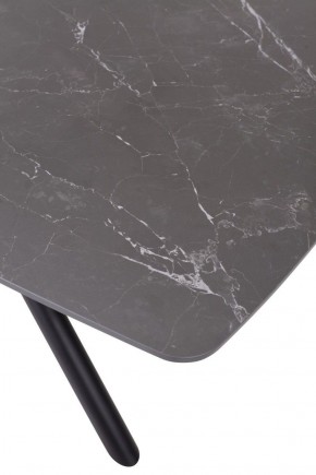 Стол RIVOLI 140 MATT BLACK MARBLE SOLID CERAMIC / BLACK, ®DISAUR в Полевском - polevskoy.ok-mebel.com | фото 10