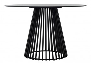 Стол TERNI 120 MATT BLACK MARBLE SOLID CERAMIC Черный мрамор матовый, керамика /Черн.каркас, ®DISAUR в Полевском - polevskoy.ok-mebel.com | фото 7