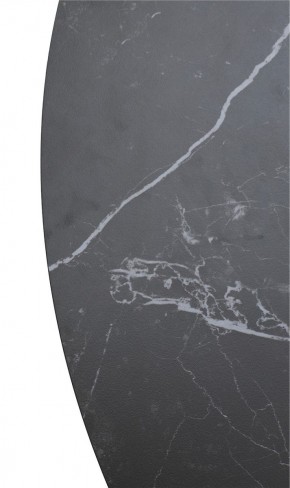 Стол TERNI 120 MATT BLACK MARBLE SOLID CERAMIC Черный мрамор матовый, керамика /Черн.каркас, ®DISAUR в Полевском - polevskoy.ok-mebel.com | фото 9