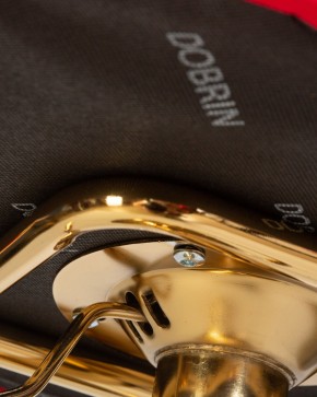 Стул барный DOBRIN CHARLY GOLD, красный велюр (MJ9-45) в Полевском - polevskoy.ok-mebel.com | фото 10