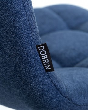 Стул барный DOBRIN NICOLE, черные матовые ножки, синяя ткань (UF860-14B) в Полевском - polevskoy.ok-mebel.com | фото 9