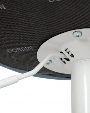 Стул барный DOBRIN TAILOR WHITE, пудрово-голубой велюр (MJ9-74) в Полевском - polevskoy.ok-mebel.com | фото 7