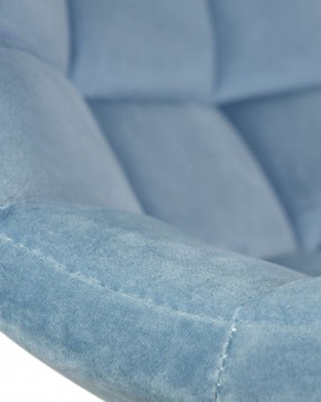 Стул барный DOBRIN TAILOR WHITE, пудрово-голубой велюр (MJ9-74) в Полевском - polevskoy.ok-mebel.com | фото 8