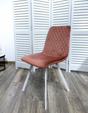 Стул DAIQUIRI BLUVEL-52 PINK / белый каркас, велюр М-City в Полевском - polevskoy.ok-mebel.com | фото 7