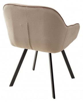 Стул GALE 360 град. поворот. BLUVEL-40 BEIGE, велюр/ черный каркас, М-City в Полевском - polevskoy.ok-mebel.com | фото 4
