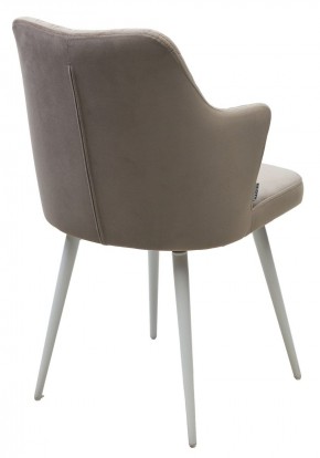 Стул HERMAN 360 град. ЛАТТЕ #25, велюр / белый каркас М-City в Полевском - polevskoy.ok-mebel.com | фото 5