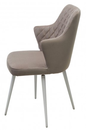 Стул HERMAN 360 град. ЛАТТЕ #25, велюр / белый каркас М-City в Полевском - polevskoy.ok-mebel.com | фото 6