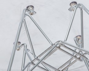 Стул обеденный DOBRIN DSR CASPER, ножки хром, цвет прозрачный в Полевском - polevskoy.ok-mebel.com | фото 10