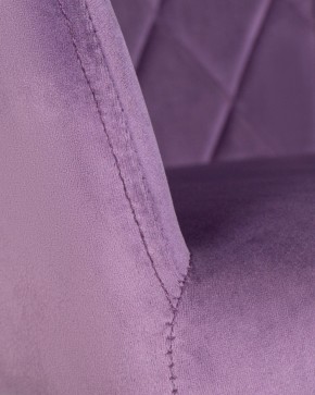 Стул обеденный DOBRIN ROBERT, черные матовые ножки, велюр V108-45 Темно-фиолетовый в Полевском - polevskoy.ok-mebel.com | фото 7