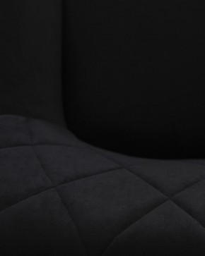 Стул обеденный DOBRIN ROBY, ЭМАЛЬ ЧЕРНЫЙ МУАР велюр Catania Black в Полевском - polevskoy.ok-mebel.com | фото 3