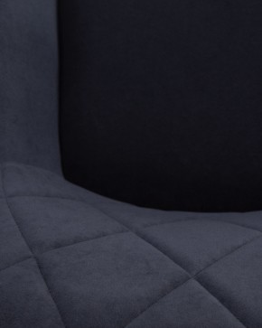 Стул обеденный DOBRIN ROBY, ЭМАЛЬ ЧЕРНЫЙ МУАР велюр Catania Dark Blue в Полевском - polevskoy.ok-mebel.com | фото 11
