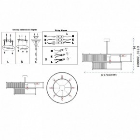Светильник на штанге Imperiumloft RH Marais Round Chandelier 40,2668 в Полевском - polevskoy.ok-mebel.com | фото 11