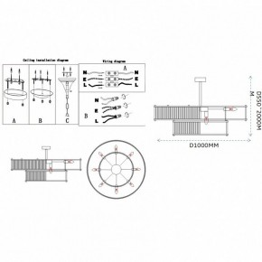 Светильник на штанге Imperiumloft RH Marais Round Chandelier 40,2668 в Полевском - polevskoy.ok-mebel.com | фото 11