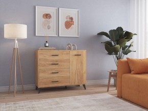 СВЕТЛАНА LOFT Комод-тумба  (дуб золотой) в Полевском - polevskoy.ok-mebel.com | фото 3
