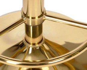 Табурет барный DOBRIN BRUNO GOLD, пудрово-розовый велюр (MJ9-32) в Полевском - polevskoy.ok-mebel.com | фото 3