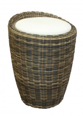 Табурет с местом для хранения LM-1100Rattan, кремовый в Полевском - polevskoy.ok-mebel.com | фото