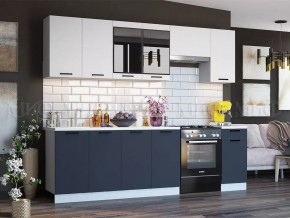 ТЕХНО Кухонный гарнитур 2,6 м Компоновка №3 в Полевском - polevskoy.ok-mebel.com | фото 2