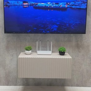 Тумба подвесная под ТВ LINES MTV1-MA 750 Бежевый (Леда-М 10.1.5) в Полевском - polevskoy.ok-mebel.com | фото 5