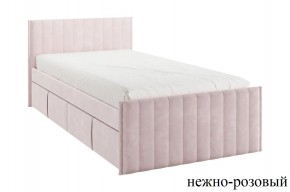 ТВИКС Кровать с ящиками 900 (нежно-розовый) в Полевском - polevskoy.ok-mebel.com | фото