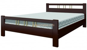 ВЕРОНИКА-3 Кровать из массива 1600  в Полевском - polevskoy.ok-mebel.com | фото 3