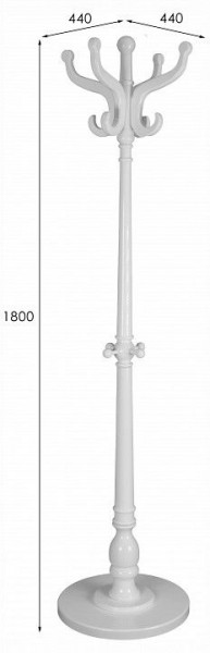 Вешалка-стойка В 1Н в Полевском - polevskoy.ok-mebel.com | фото 7