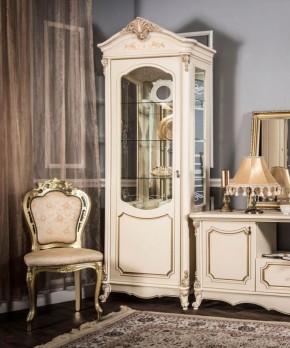 Витрина одностворчатая Мона Лиза (крем) в Полевском - polevskoy.ok-mebel.com | фото