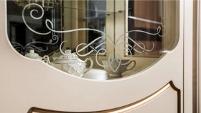 Витрина одностворчатая Мона Лиза (крем) в Полевском - polevskoy.ok-mebel.com | фото 6